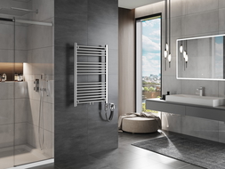 Mexen Mars elektrický radiátor 900 x 600 mm, 300 W, chrom - W110-0900-600-2300-01