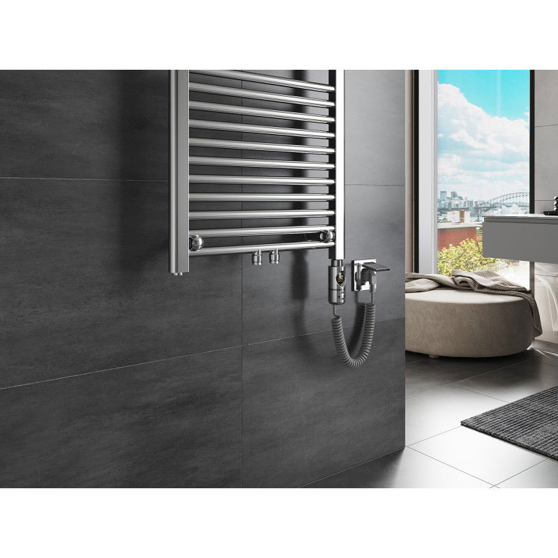 Mexen Mars elektrický radiátor 1200 x 400 mm, 300 W, chrom - W110-1200-400-2300-01