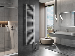 Mexen Mars elektrický radiátor 1800 x 500 mm, 600 W, chrom - W110-1800-500-2600-01