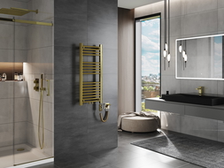 Mexen Mars elektrický radiátor 900 x 400 mm, 300 W, zlatý - W110-0900-400-2300-50