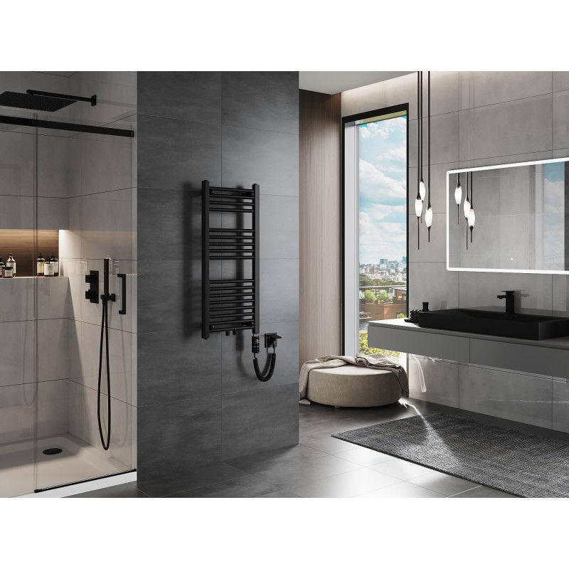 Mexen Mars elektrický radiátor 900 x 400 mm, 300 W, černý - W110-0900-400-2300-70