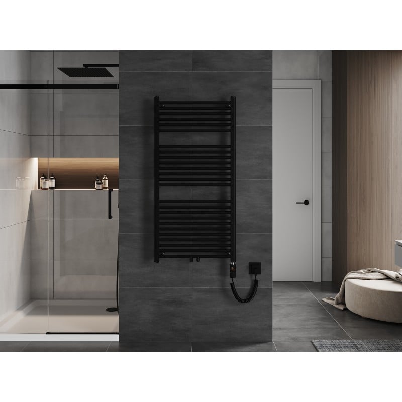 Mexen Mars elektrický radiátor 1200 x 600 mm, 600 W, černá - W110-1200-600-2600-70