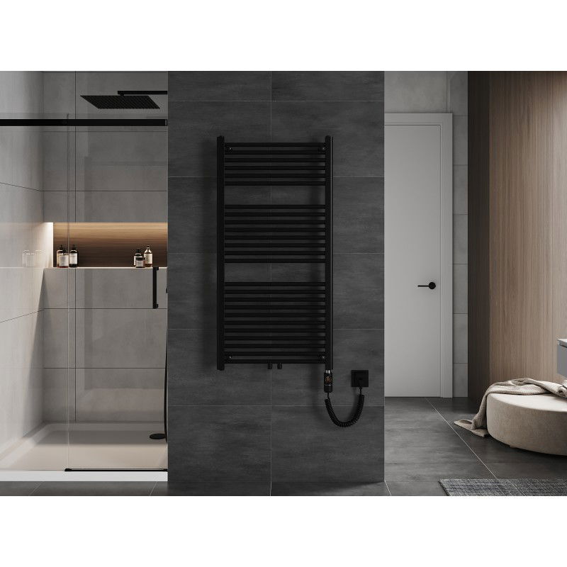 Mexen Mars elektrický radiátor 1200 x 600 mm, 600 W, černý - W110-1200-600-2600-70