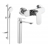 Mexen Milo DF05 sprchová sada, chrom - 71314DF05-00