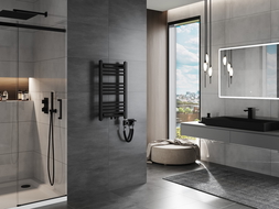 Mexen Mars elektrický radiátor 700 x 400 mm, 300 W, černý - W110-0700-400-6300-70