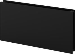 Mexen CHF20 Hygienický plochý radiátor 900 x 800 mm, boční připojení, 1118 W, černý - W420HF-090-080-70