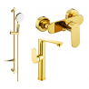Mexen Milo DF05 sprchová sada, zlatá - 713154DF05-50