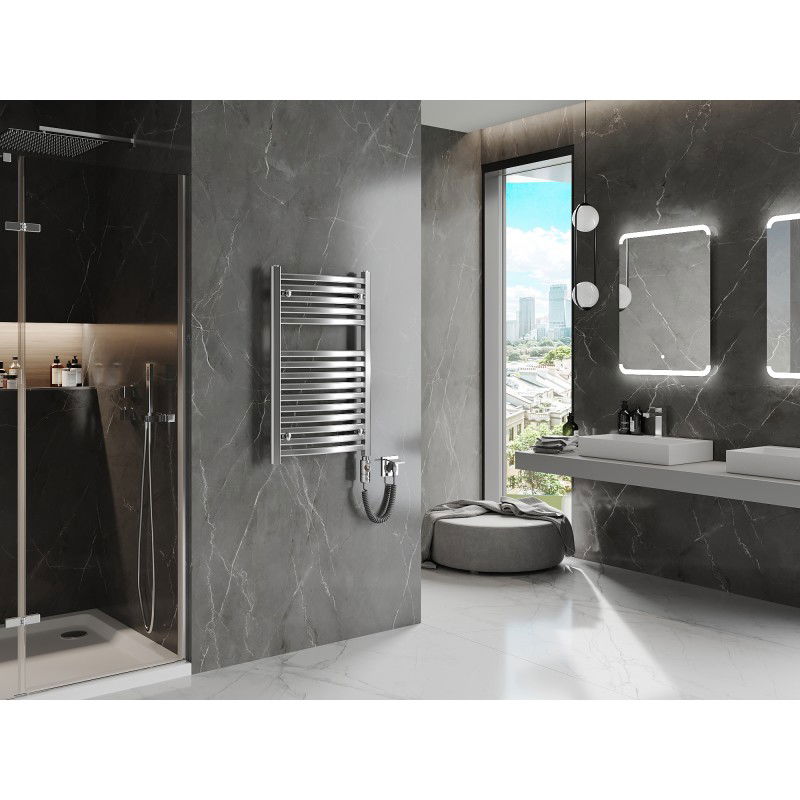 Mexen Helios elektrický radiátor 800 x 500 mm, 300 W, chrom - W103-0800-500-2300-01