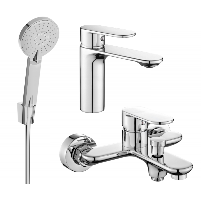 Mexen Milo R40 sada pro vanu, chrom - 71303R40-00