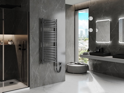 Mexen Helios elektrický radiátor 1200 x 500 mm, 600 W, antracit - W103-1200-500-2600-66