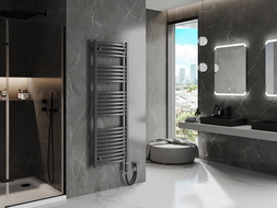 Mexen Helios elektrický radiátor 1500 x 500 mm, 900 W, antracit - W103-1500-500-2900-66