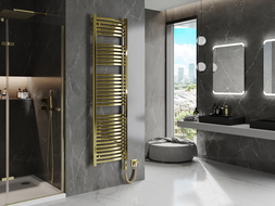 Mexen Helios elektrický radiátor 1800 x 500 mm, 900 W, zlatý - W103-1800-500-2900-50