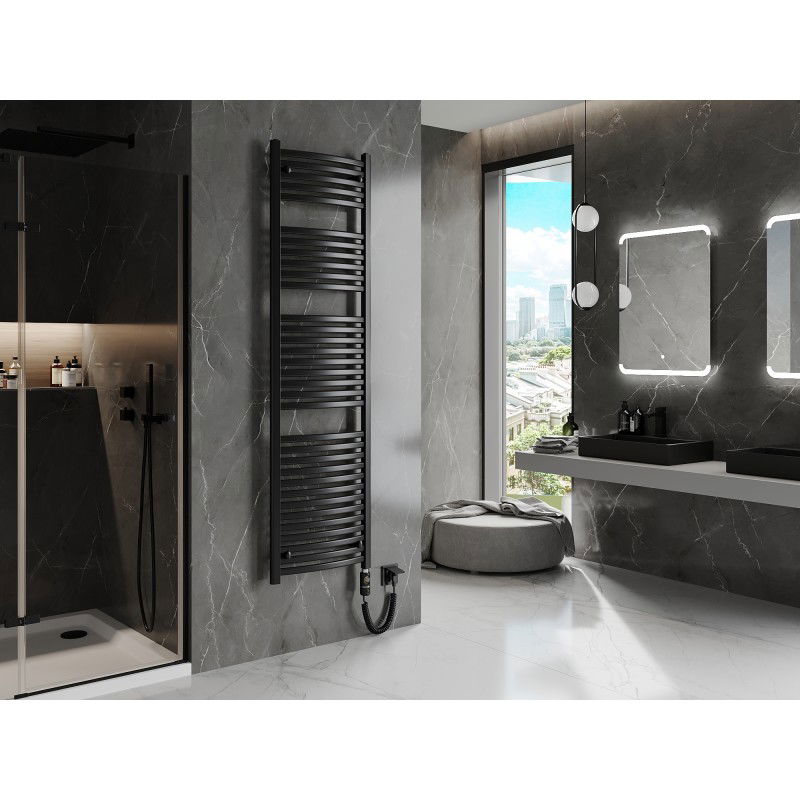 Mexen Helios elektrický radiátor 1800 x 500 mm, 900 W, černý - W103-1800-500-2900-70