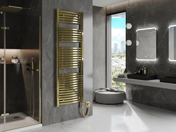 Mexen Helios elektrický radiátor 1800 x 600 mm, 900 W, zlatý - W103-1800-600-2900-50