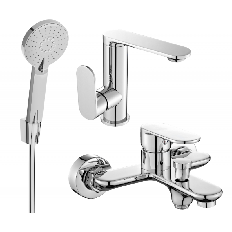 Mexen Milo R40 vanaová sada, chrom - 713053R40-00