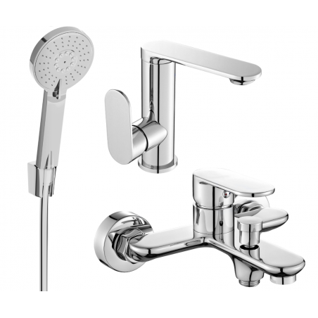 Mexen Milo R40 vanaová sada, chrom - 713053R40-00