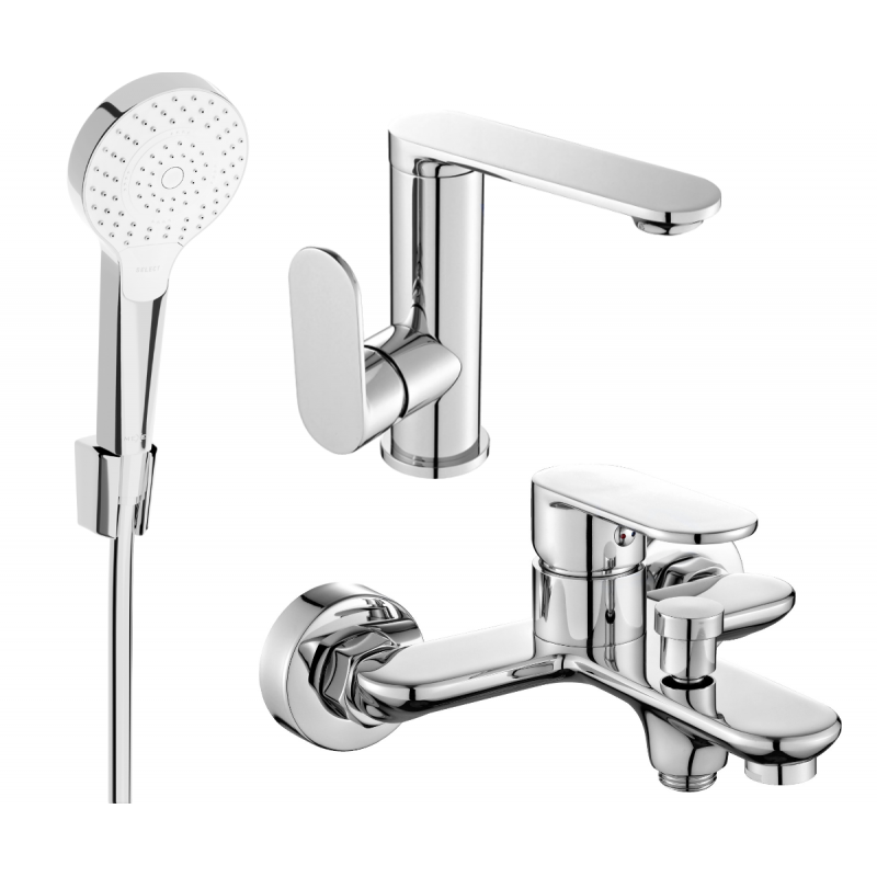 Mexen Milo R05 koupelnová sada, chrom - 713053R05-00