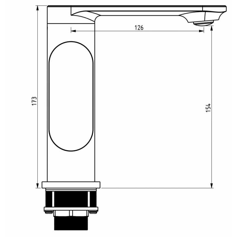 Mexen Milo R05 koupelnová sada, černá - 713053R05-70