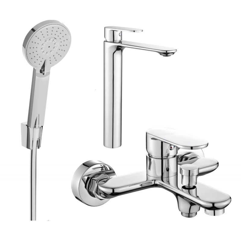 Mexen Milo R40 sada pro vanu, chrom - 71313R40-00