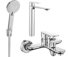 Mexen Milo R40 sada pro vanu, chrom - 71313R40-00