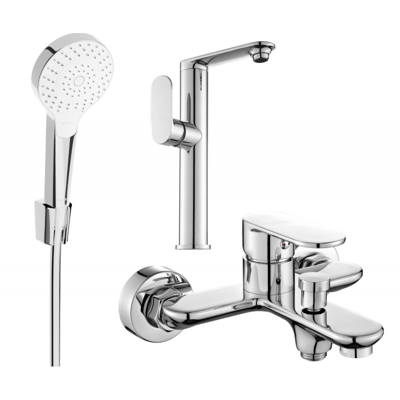 Mexen Milo R05 vanová sada, chrom - 713153R05-00