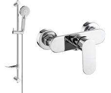 Mexen Milo DF40 sprchová baterie se sprchovou soupravou, chrom - 7134R40-00