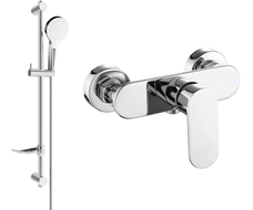 Mexen Milo DF05 sprchová baterie se sprchovou sadou, chrom - 7134R05-00