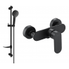 Mexen Milo DF05 sprchová baterie se sprchovým setem, černá - 7134R05-70