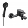Mexen Milo R40 vanová baterie se sprchovou soupravou, černá - 7133R40-70