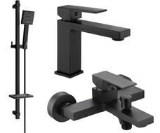 Mexen Uno DQ45 vanová sada, černá - 71403DQ45-70