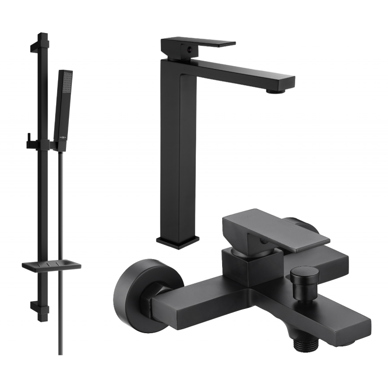 Mexen Uno DQ77 vanová sada, černá - 71413DQ77-70