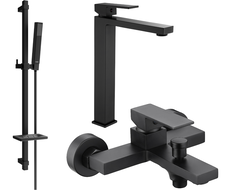 Mexen Uno DQ77 vanová sada, černá - 71413DQ77-70