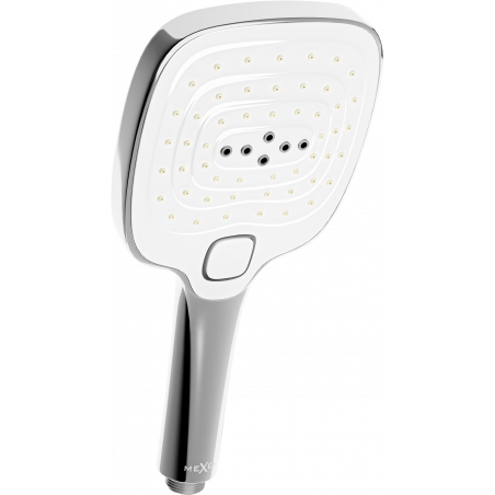 Mexen R-17 3-funkční sprchová hlavice, chrom/bílá - 79517-02