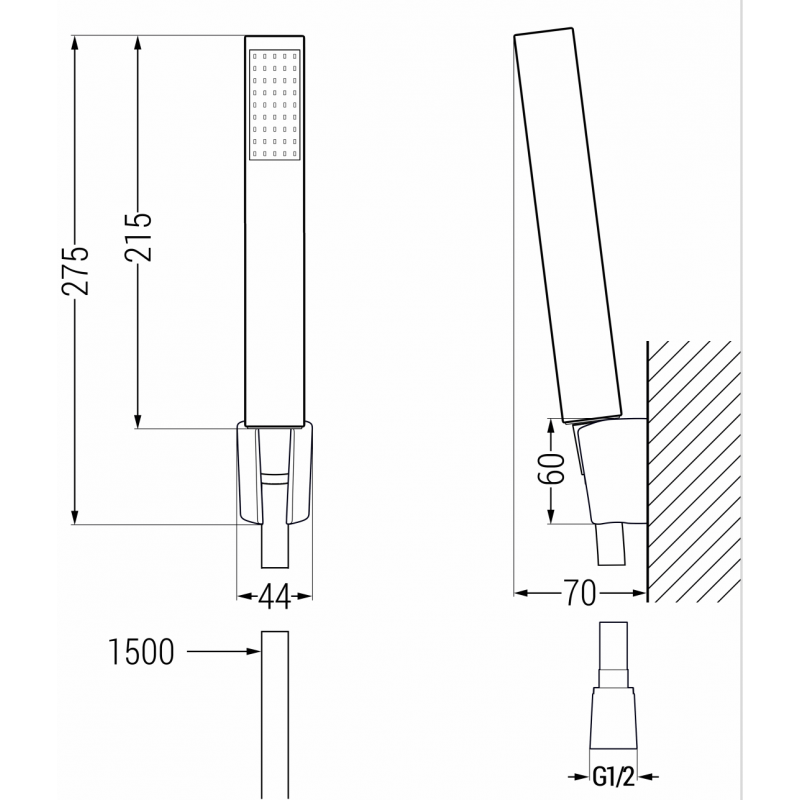 Mexen Uno R77 vanaová sada, chrom - 71403R77-00