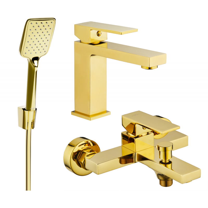 Mexen Uno R62 vanový set, zlatý - 71403R62-50