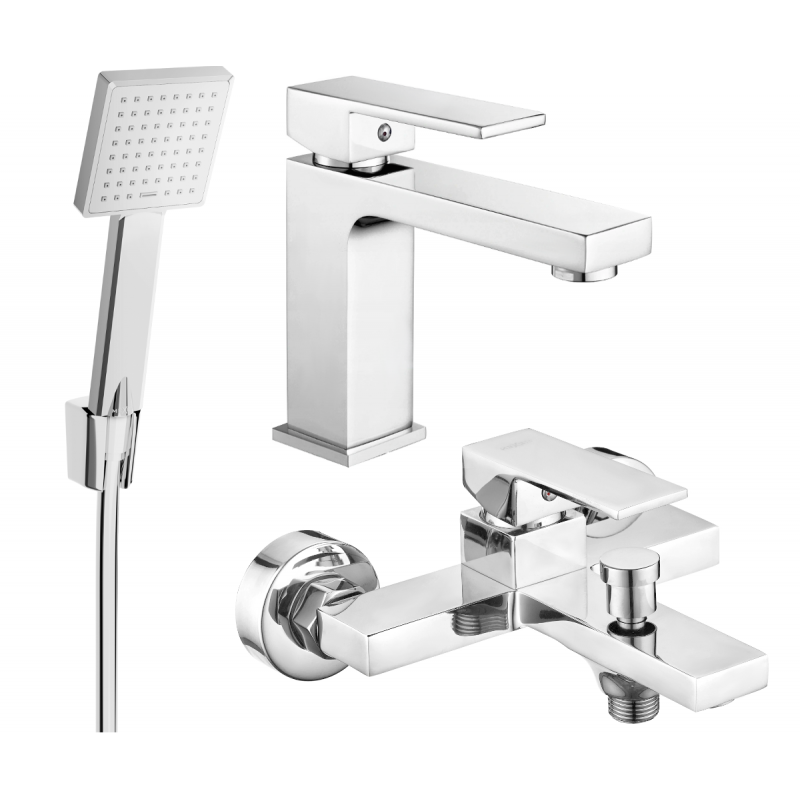 Mexen Uno R45 koupelnová sada, chrom - 71403R45-00