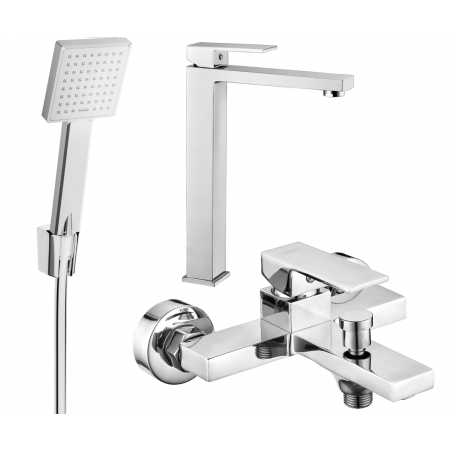 Mexen Uno R45 vanová sada, chrom - 71413R45-00