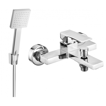 Mexen Uno R45 baterie vanová se sprchovou sadou, chrom - 7143R45-00