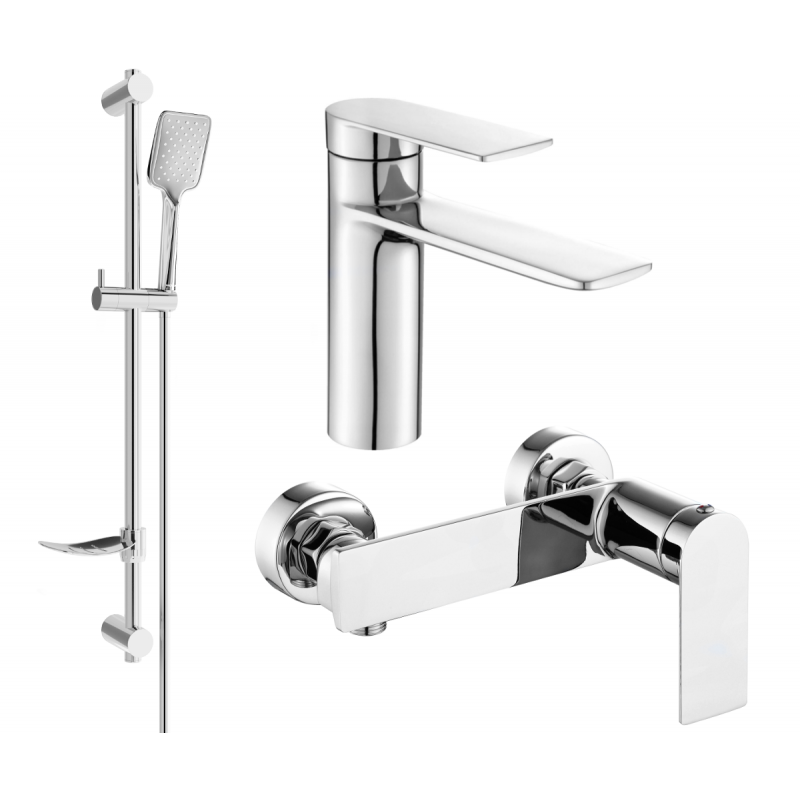 Mexen Zero DF62 sprchová sada, chrom - 71104DF62-00