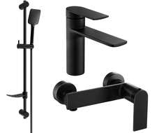 Mexen Zero DF62 sprchová sada, černá - 71104DF62-70