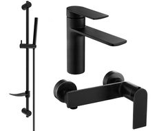 Mexen Zero DF70 sprchová sada, černá - 71104DF70-70