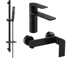 Mexen Zero DQ02 sprchová sada, černá - 71104DQ02-70