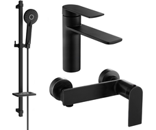 Mexen Zero DQ40 sprchová sada, černá - 71104DQ40-70