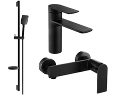 Mexen Zero DS62 sprchová sada, černá - 71104DS62-70