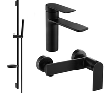 Mexen Zero DS70 sprchová sada, černá - 71104DS70-70