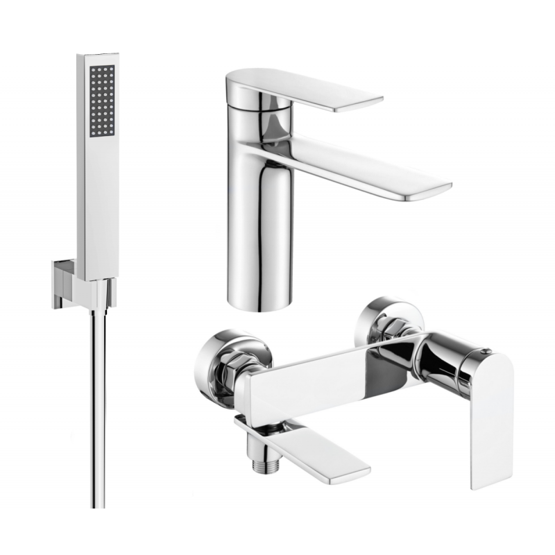 Mexen Zero R02 koupelnová sada, chrom - 71103R02-00