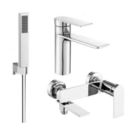 Mexen Zero R02 koupelnová sada, chrom - 71103R02-00