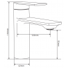 Mexen Zero R40 sada pro vanu, chrom - 71103R40-00