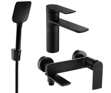 Mexen Zero R62 koupelnová sada, černá - 71103R62-70