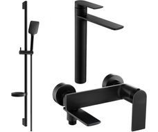 Mexen Zero DS62 koupelnový set, černý - 7113DS62-70